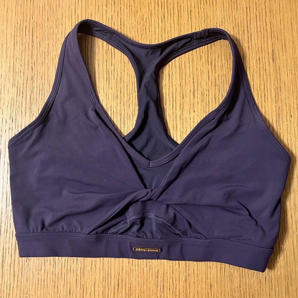 Gymshark x Whitney Simmons blue sports bra